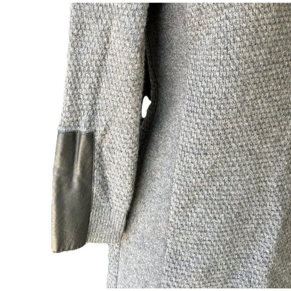 Club Monaco Cashmere/Wool/Leather Blend Knit Sweater Dress Size Small Petite - Picture 4 of 9